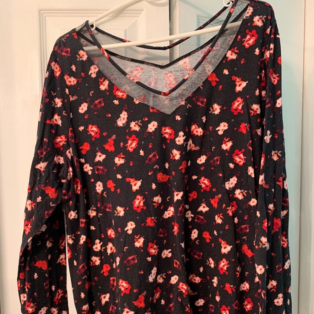 Lane Bryant Floral Shirt size 18/20